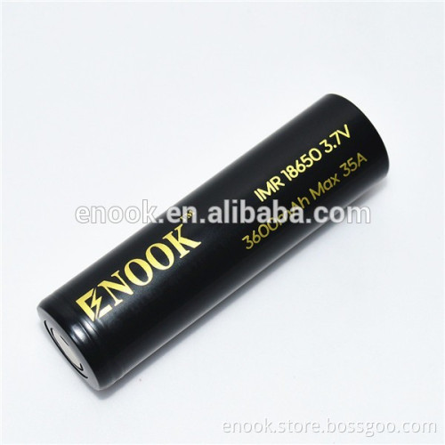 18650 Battery Enook 3600mAh 35A Rechargeable Battery